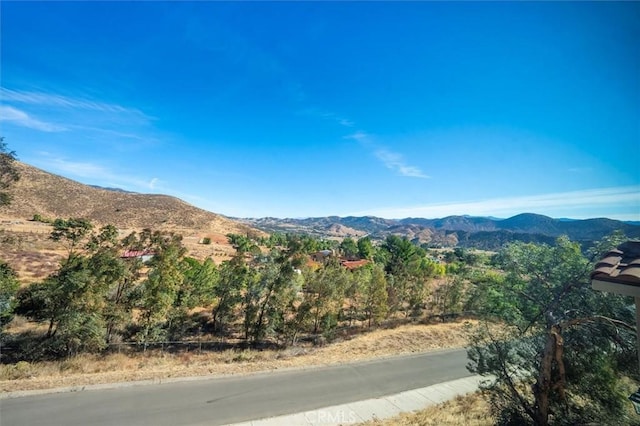 view of mountain feature