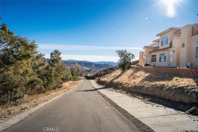 9455 Hierba Rd, Agua Dulce, CA 91390 - view of asphalt street featuring a mountain view