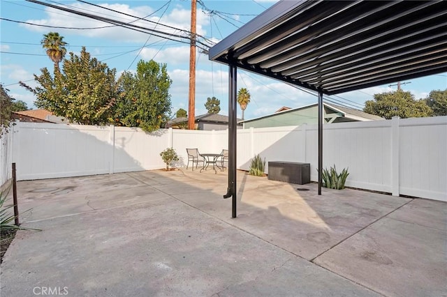 view of patio