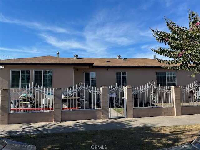 view of rear view of property