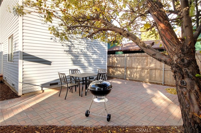 view of patio