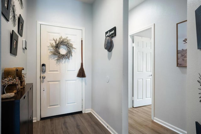 interior space featuring hardwood / wood-style flooring