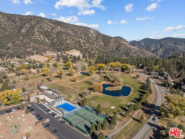 property view of mountains with a water view