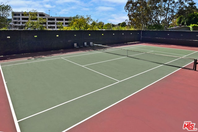 view of sport court featuring basketball court