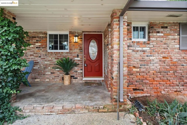 view of entrance to property