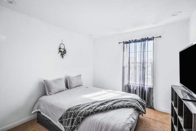 bedroom with carpet flooring