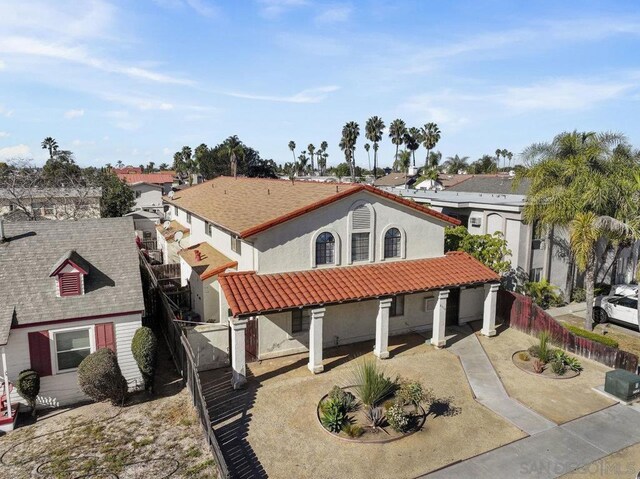 view of mediterranean / spanish house