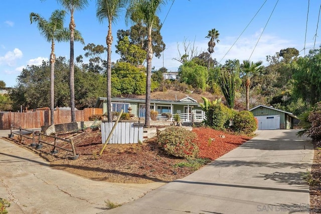 view of ranch-style house