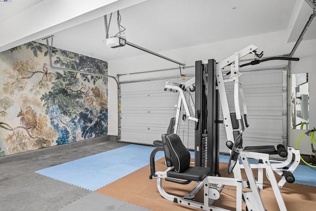 view of workout room