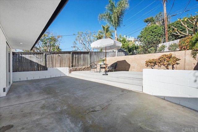 view of patio