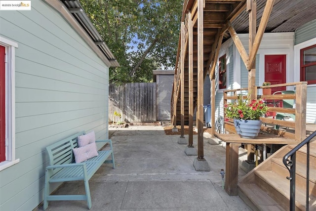 view of patio