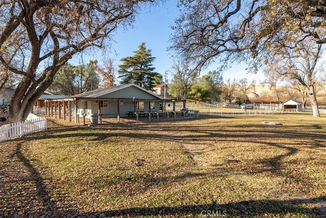 view of yard