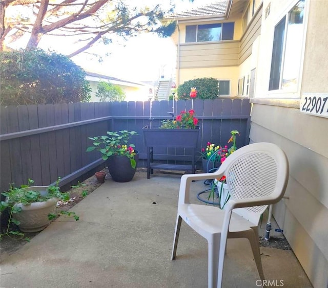 view of patio