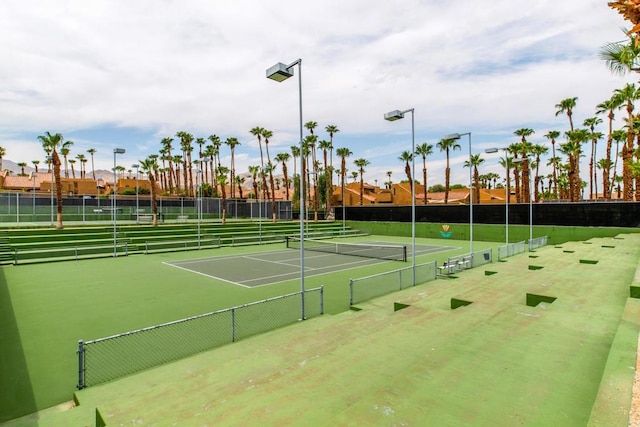 view of tennis court