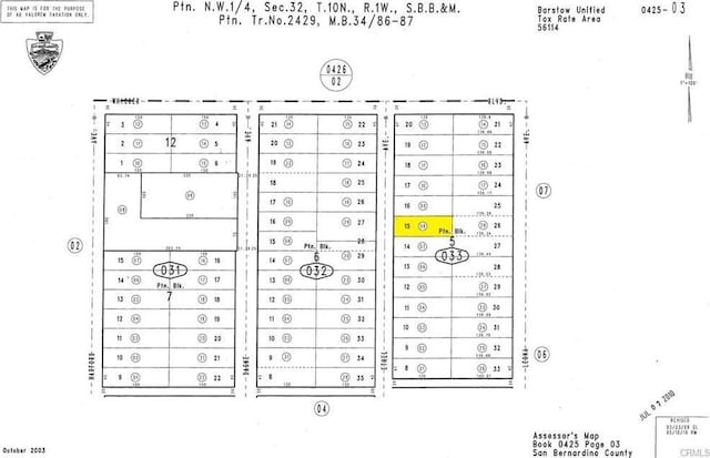 0 Ethel Ave, Barstow CA, 92311 land for sale