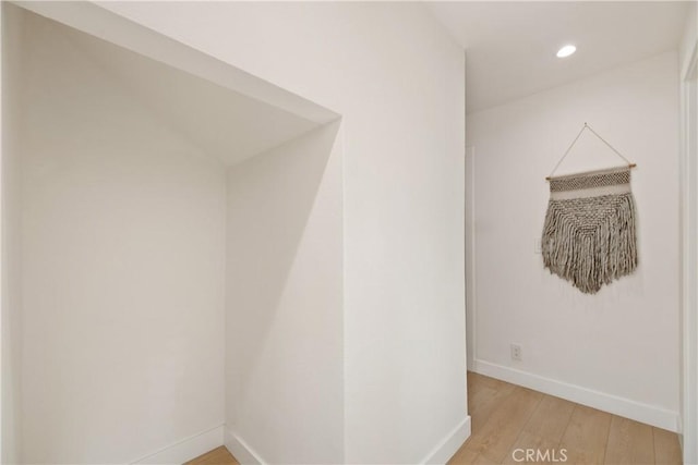 interior space featuring light hardwood / wood-style flooring