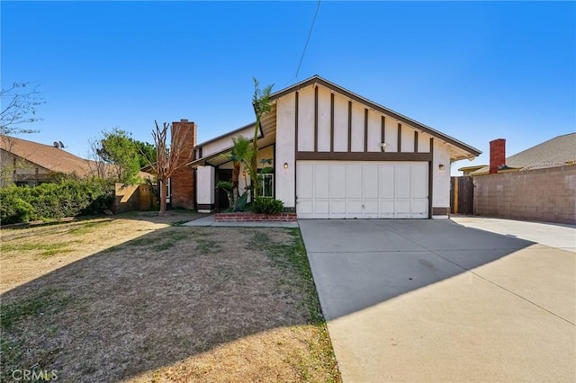 ranch-style house with a garage