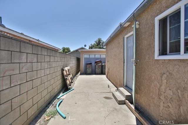 view of patio / terrace featuring a fenced backyard