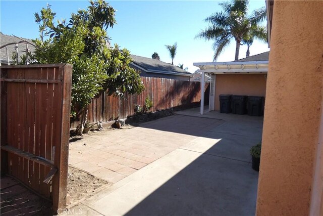 view of patio / terrace with a pergola