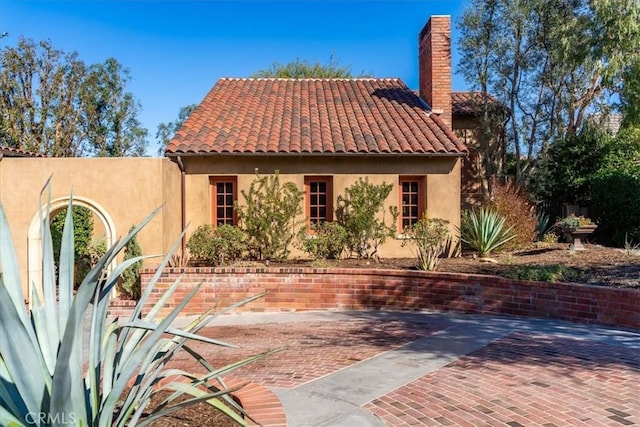 exterior space with a patio