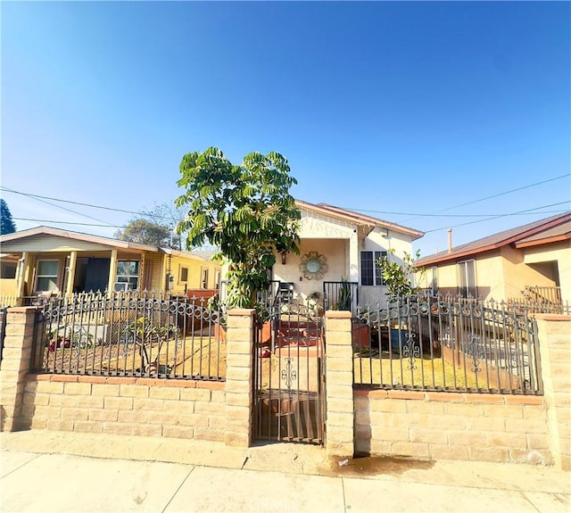 view of front of home