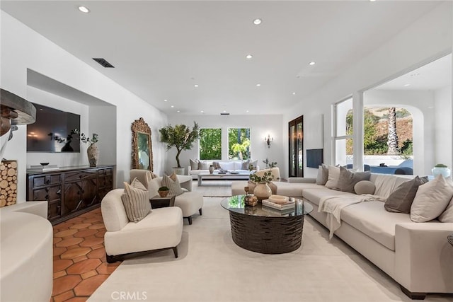 view of living room