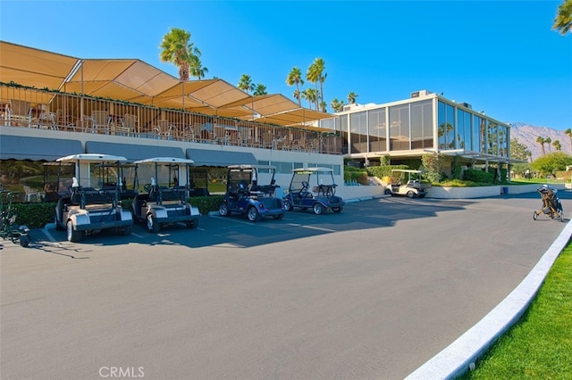 view of car parking