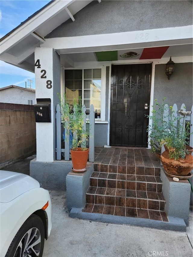 view of entrance to property