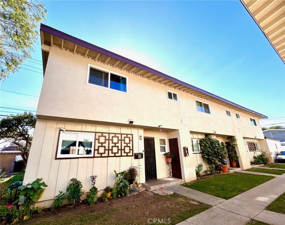 view of property with a front yard