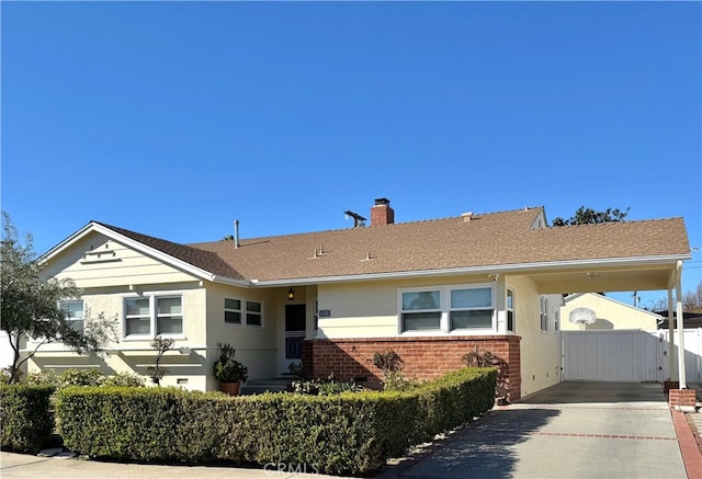 view of front of home