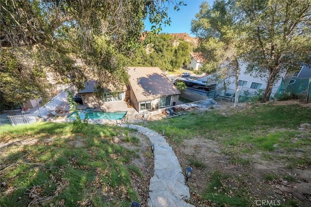 23726 La Salle Canyon Rd, Newhall, CA 91321 - view of yard