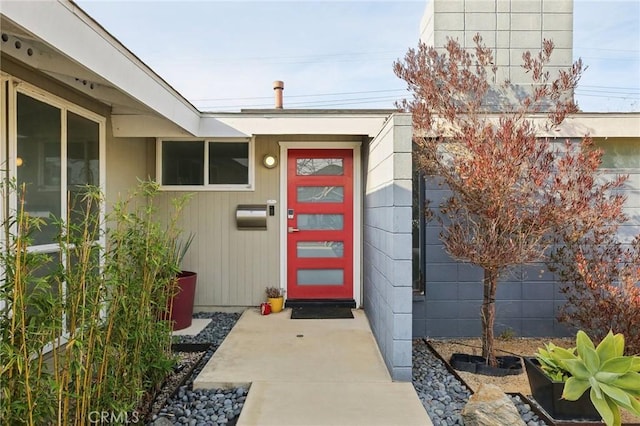 view of entrance to property