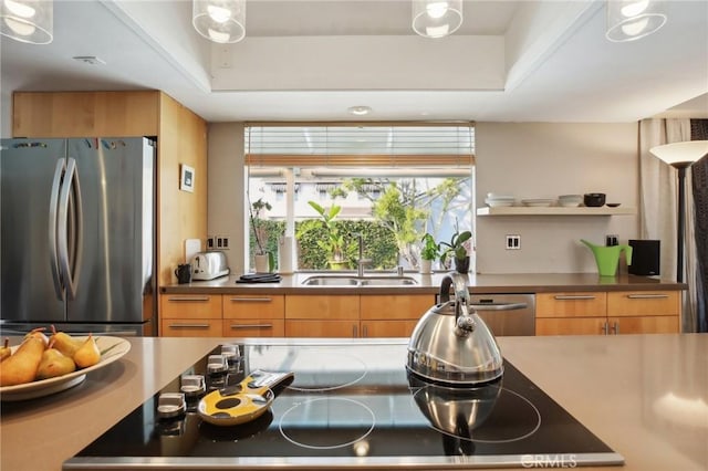 kitchen featuring sink and stainless steel appliances