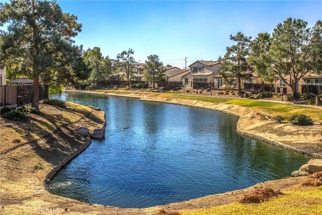 view of water feature