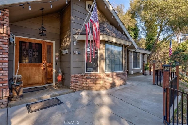 view of entrance to property