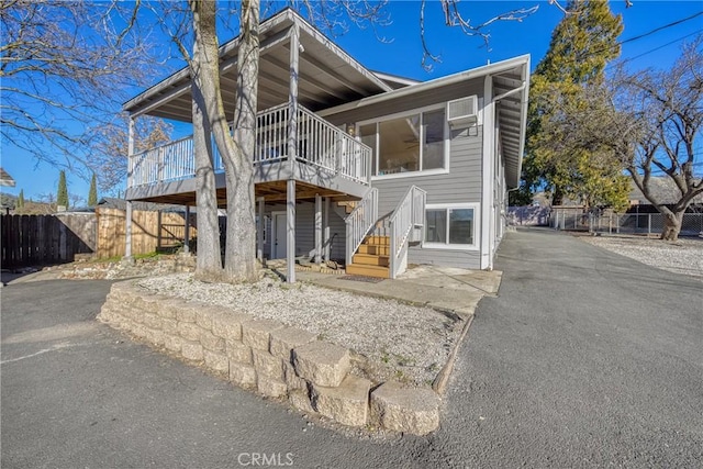 view of front of home