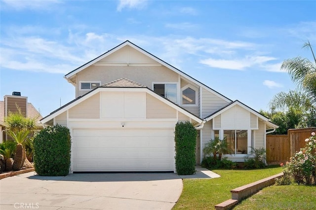 view of property with a front yard