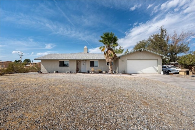 ranch-style house with a garage