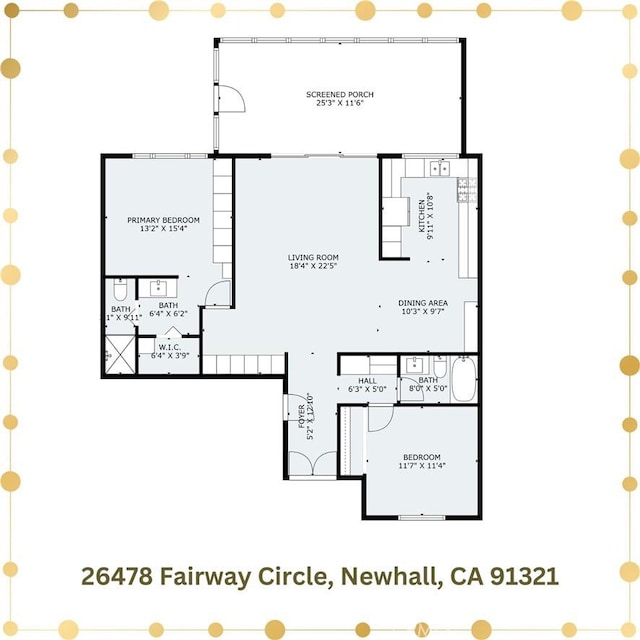 26478 Fairway Cir, Newhall, CA 91321 - room layout