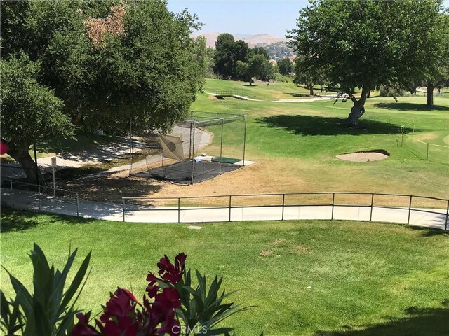 26478 Fairway Cir, Newhall, CA 91321 - surrounding community with view of golf course and a mountain view