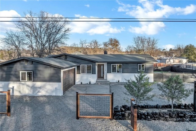 ranch-style house with a garage