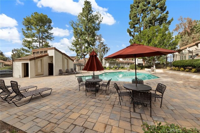 exterior space with a patio