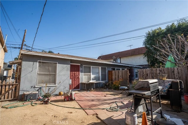 exterior space with a patio