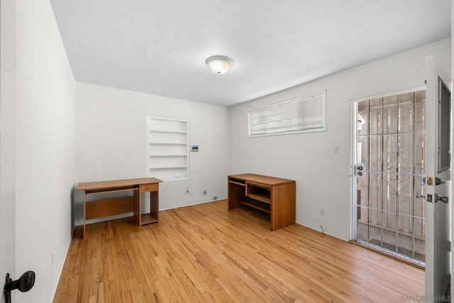 interior space featuring hardwood / wood-style flooring