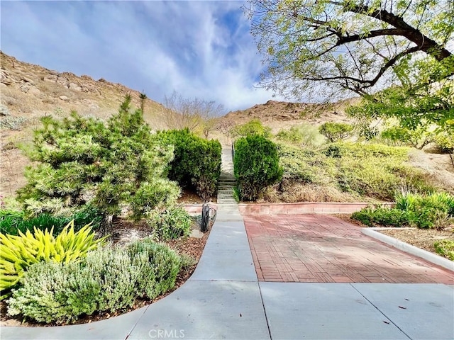 surrounding community featuring a mountain view