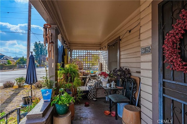 view of patio