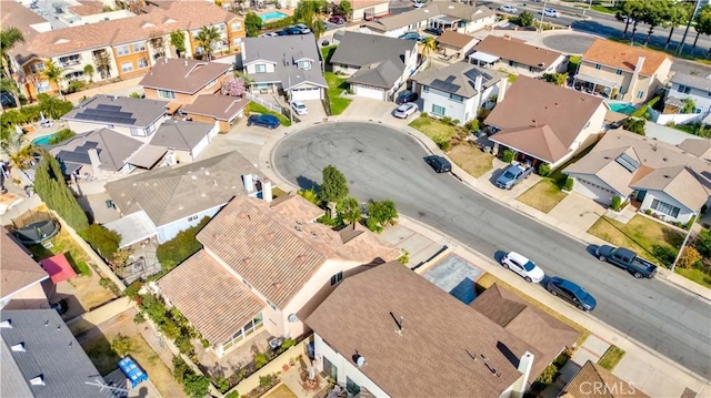 drone / aerial view featuring a residential view