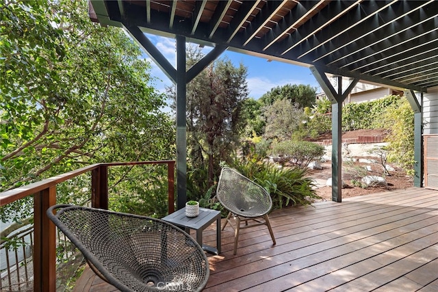 2335 Hillview Dr, Laguna Beach, CA 92651 - view of wooden terrace
