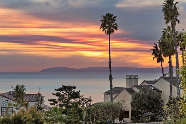 2335 Hillview Dr, Laguna Beach, CA 92651 - water view with a mountainous background