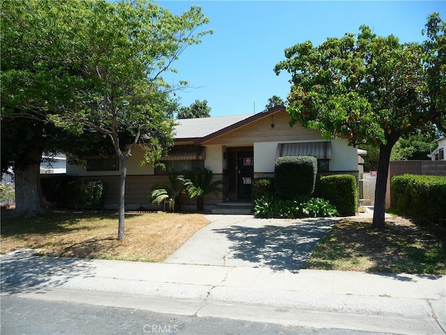 view of ranch-style home